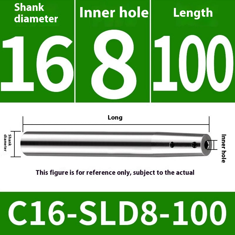 2059-High precision side solid SLD extension rod CNC milling cutter extended rod small diameter straight handle deep cavity avoidance C12C16C20 Shandong Denso Pricision Tools Co.,Ltd.